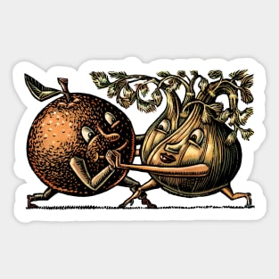 Orange and Fennel Tango Sticker